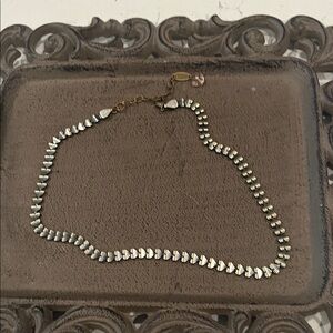 Sabika Gold and Silver Heart Necklace